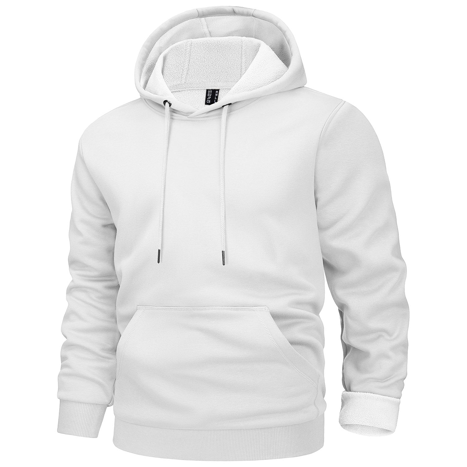 Cozy Men’s Fleece Lined Workout Hoodie with Kangaroo Pocket - veyora