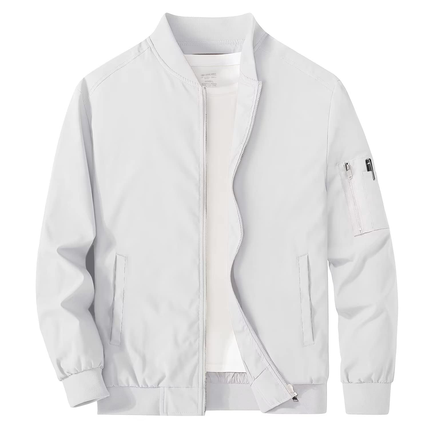 Men's Bomber Jacket Lightweight Windproof Casual Jacket - veyora