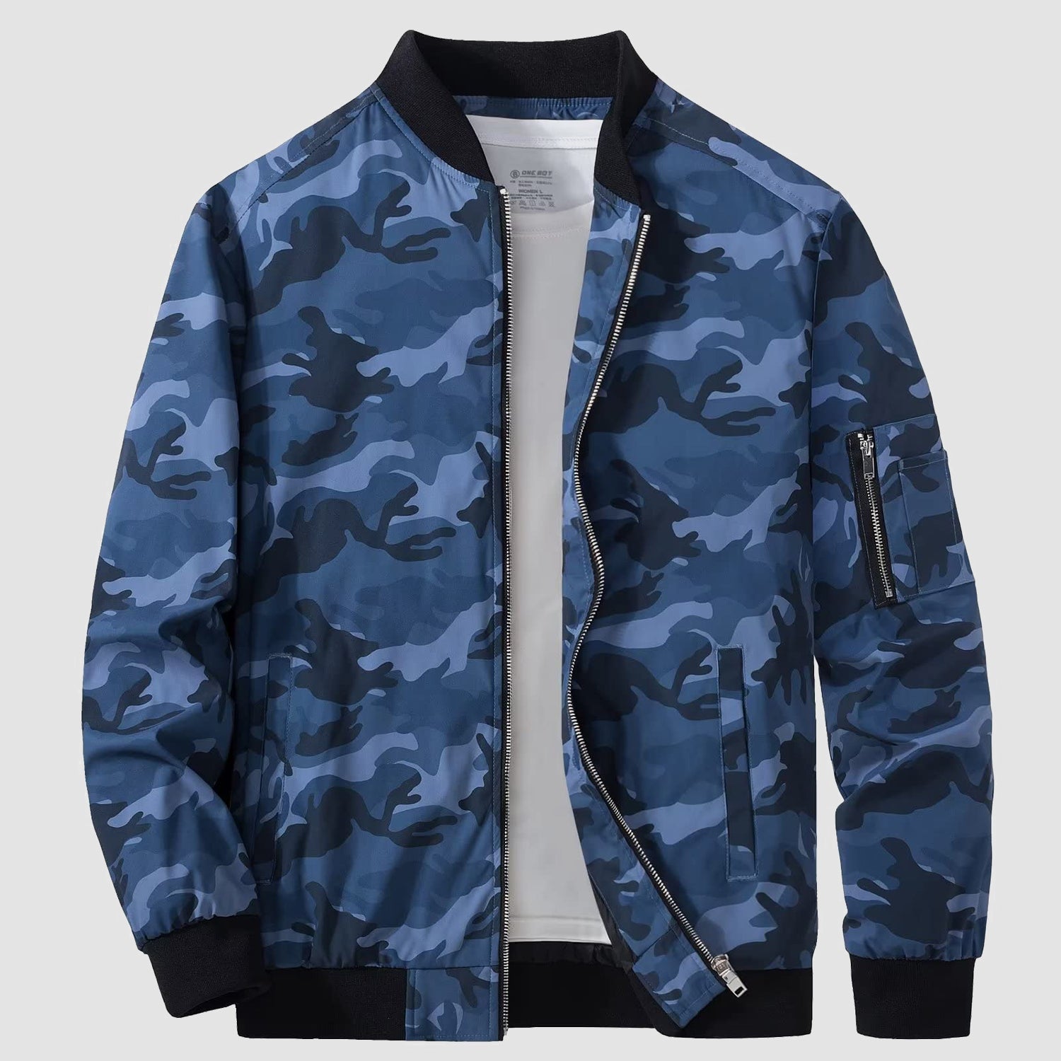 Men's Bomber Jacket Lightweight Windproof Casual Jacket - veyora