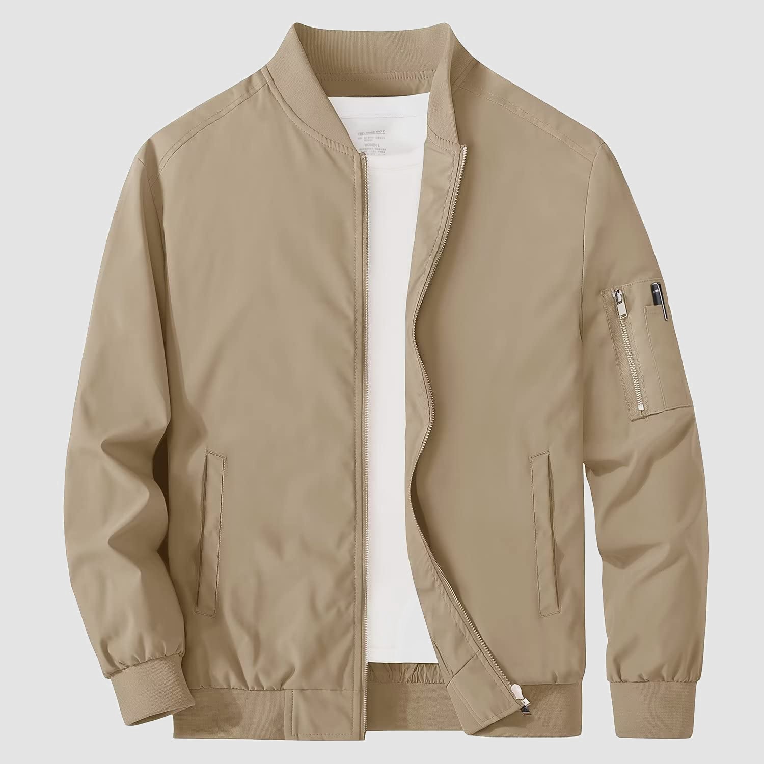 Men's Bomber Jacket Lightweight Windproof Casual Jacket - veyora