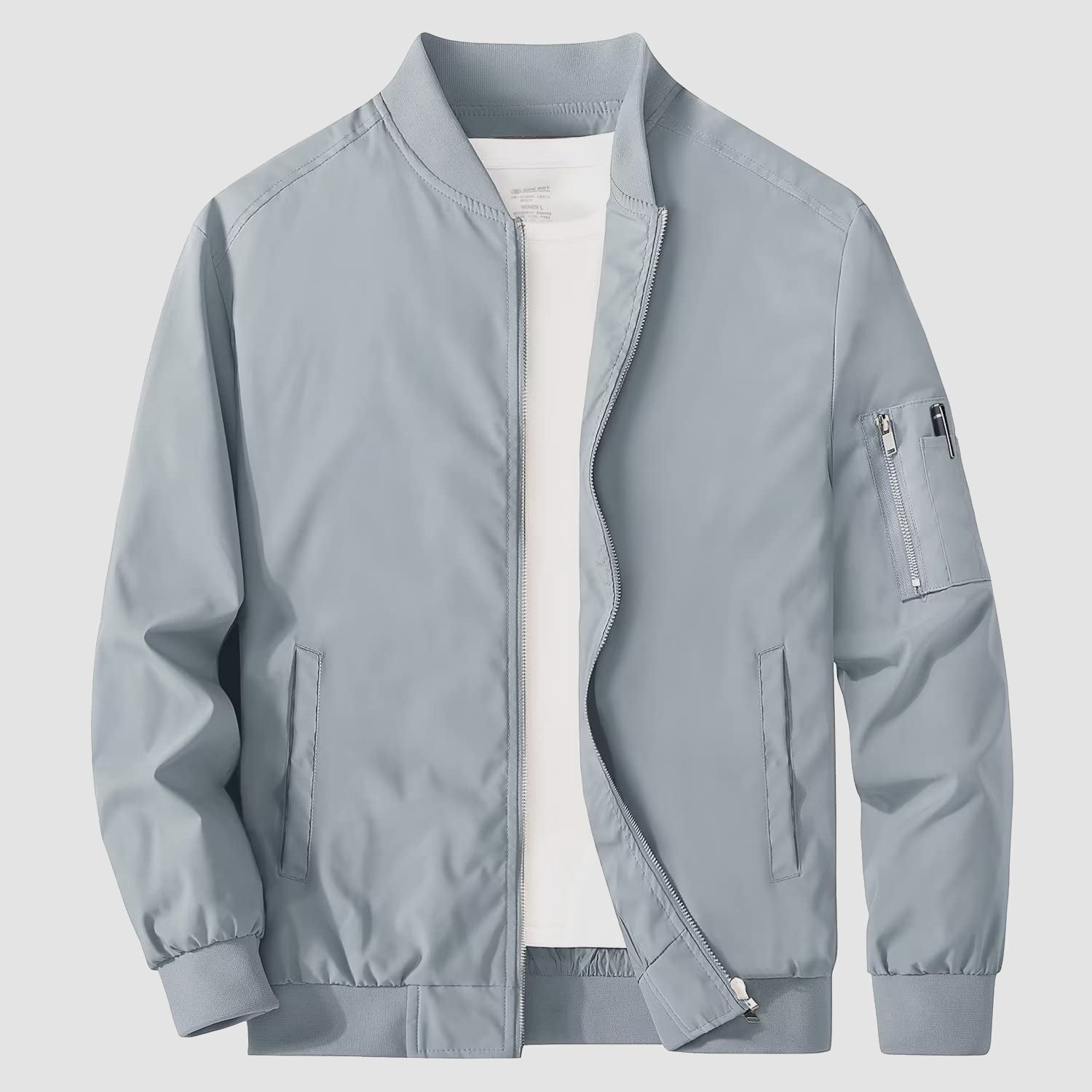 Men's Bomber Jacket Lightweight Windproof Casual Jacket - veyora