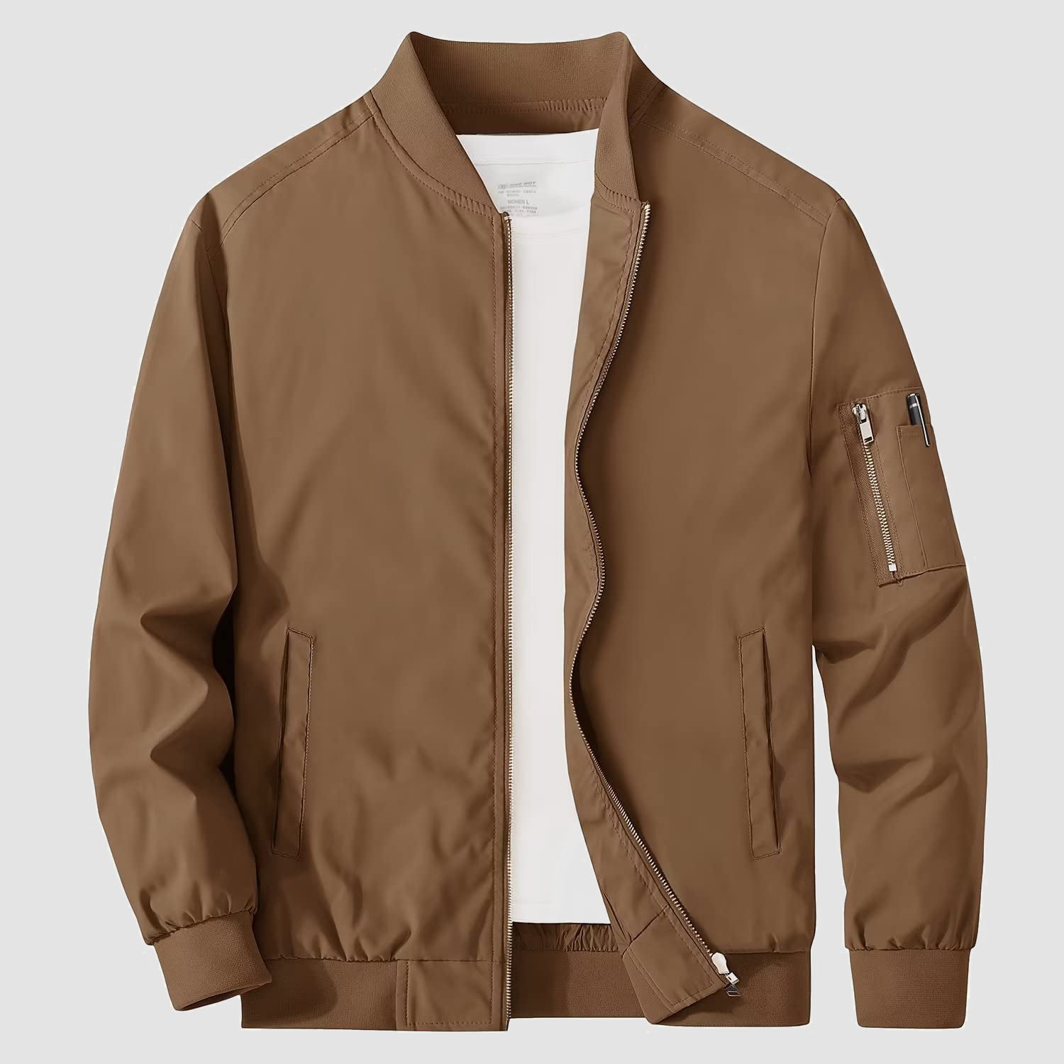 Men's Bomber Jacket Lightweight Windproof Casual Jacket - veyora