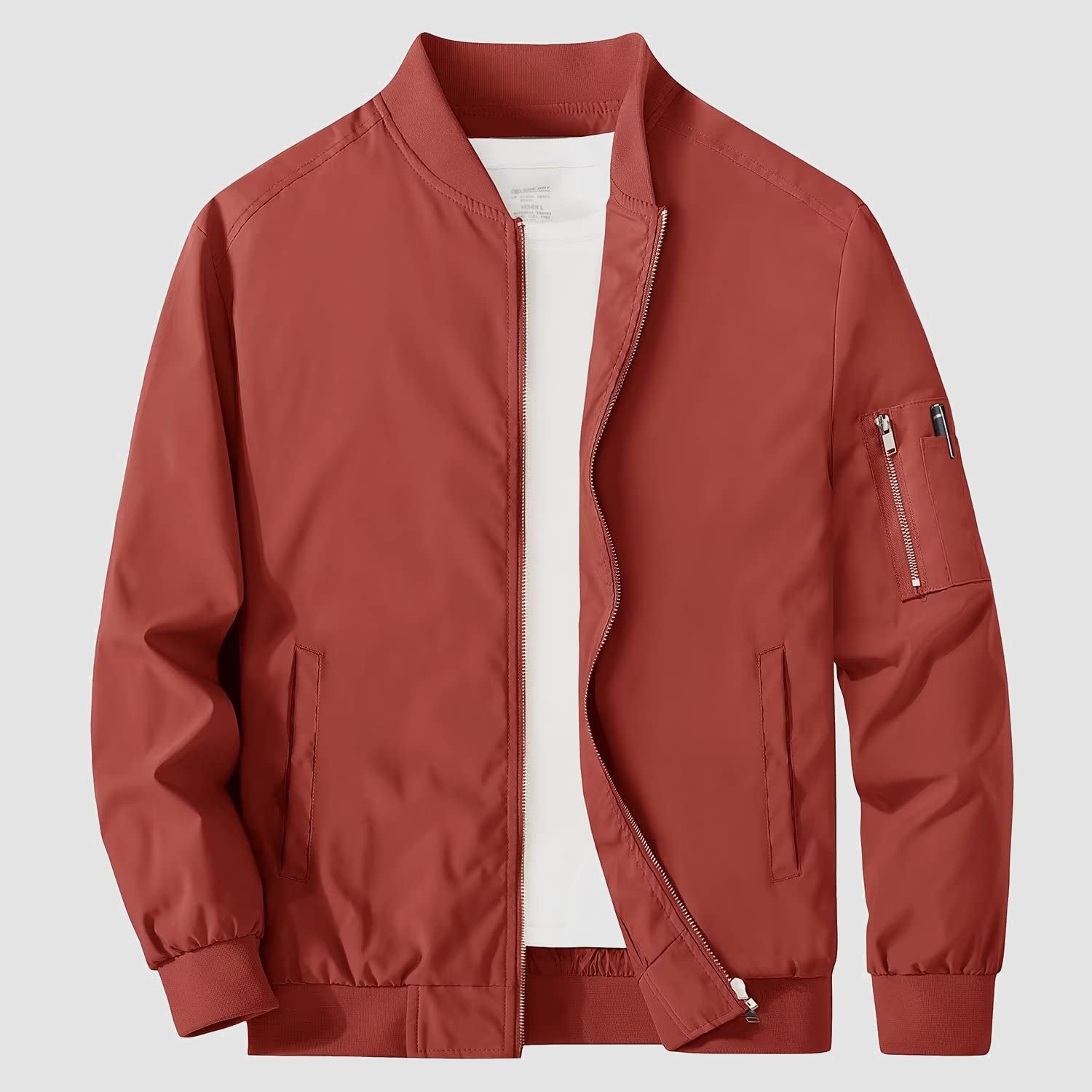 Men's Bomber Jacket Lightweight Windproof Casual Jacket - veyora