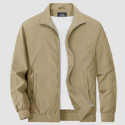 Men's Jacket Stand Collar Lightweight Windproof Outwear - veyora