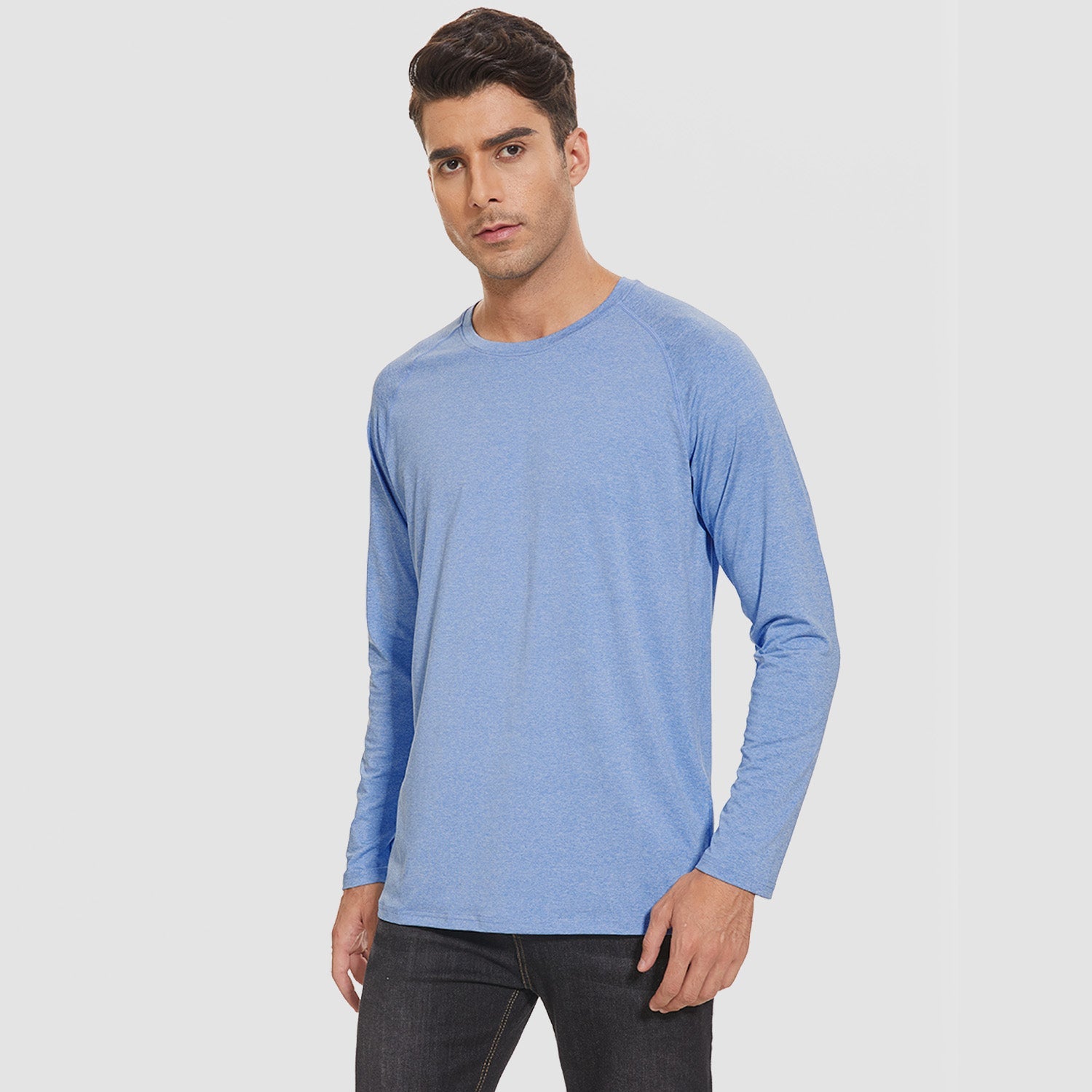 Men's Long Sleeve T-Shirt UPF 50+ Sports Tops - veyora