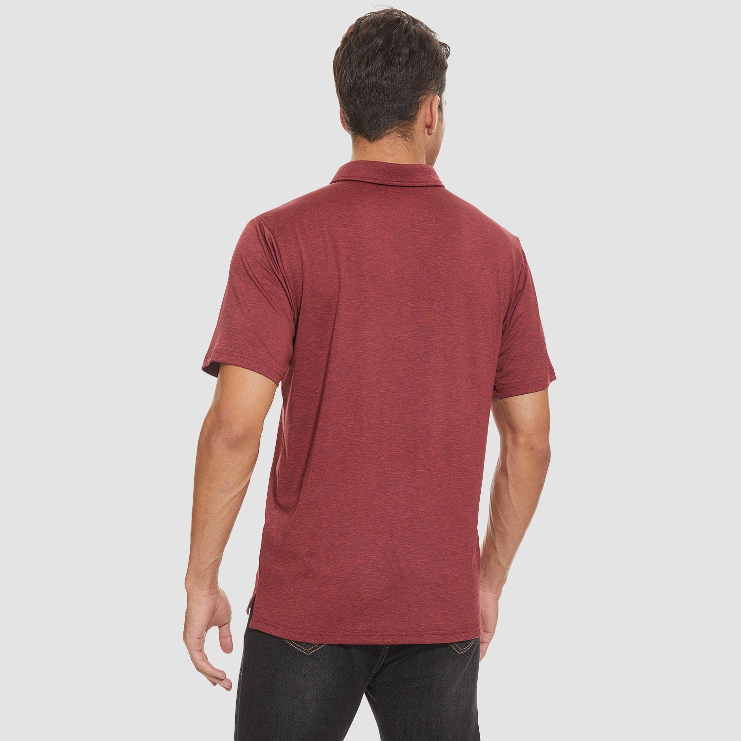 Men's Quick - Dry Polo Shirt - Performance Golf & Casual - veyora