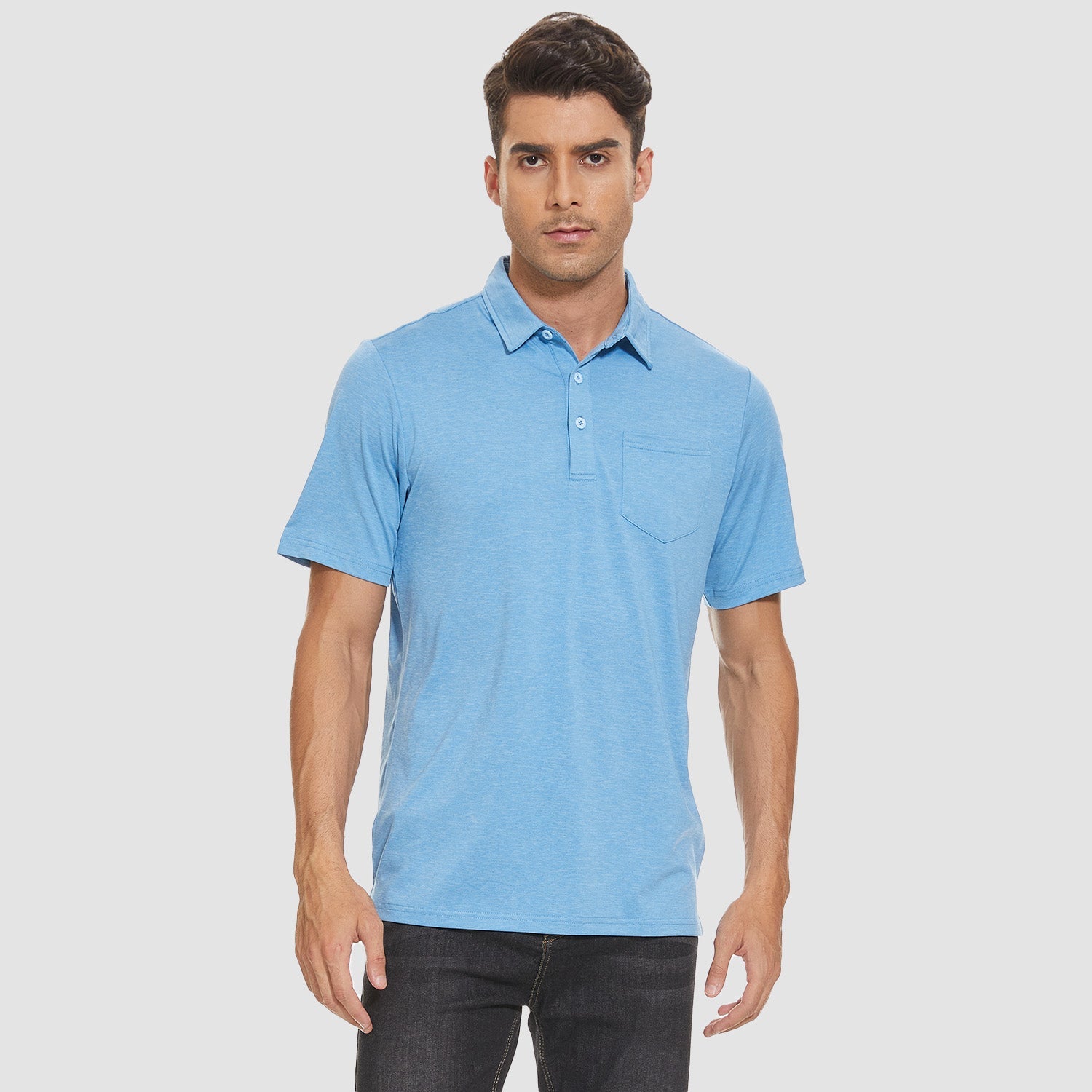 Men's Quick - Dry Polo Shirt - Performance Golf & Casual - veyora