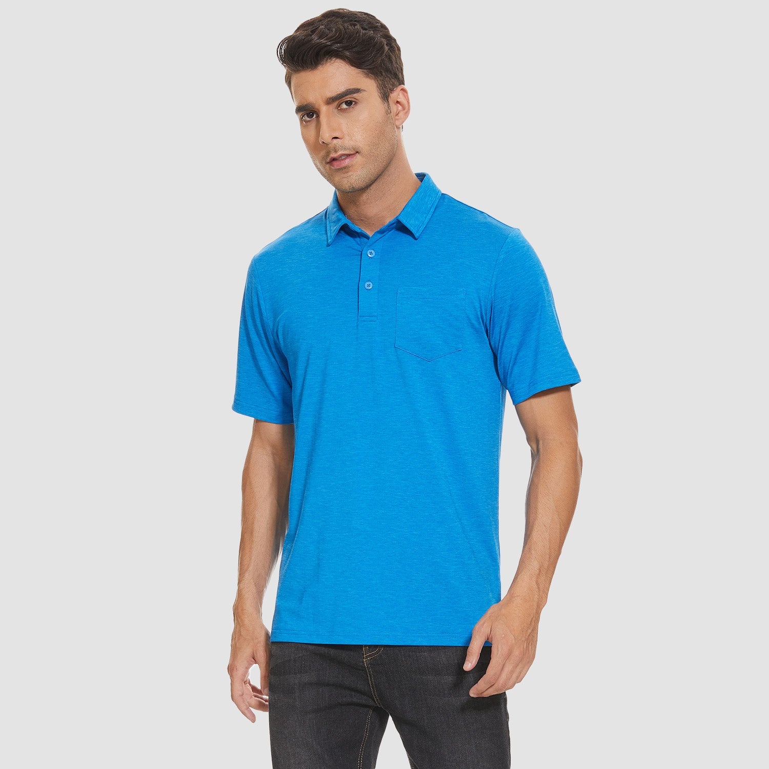 Men's Quick - Dry Polo Shirt - Performance Golf & Casual - veyora
