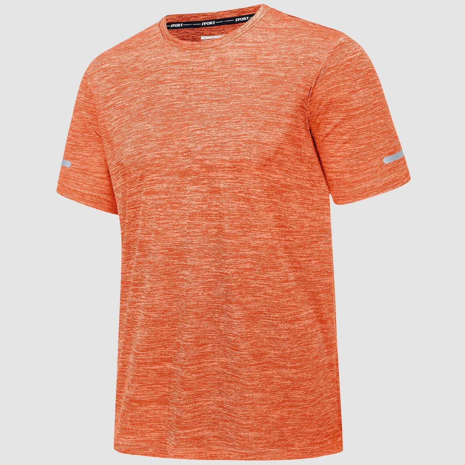 Men's Tag-Free Quick-Dry Athletic Running T-Shirt