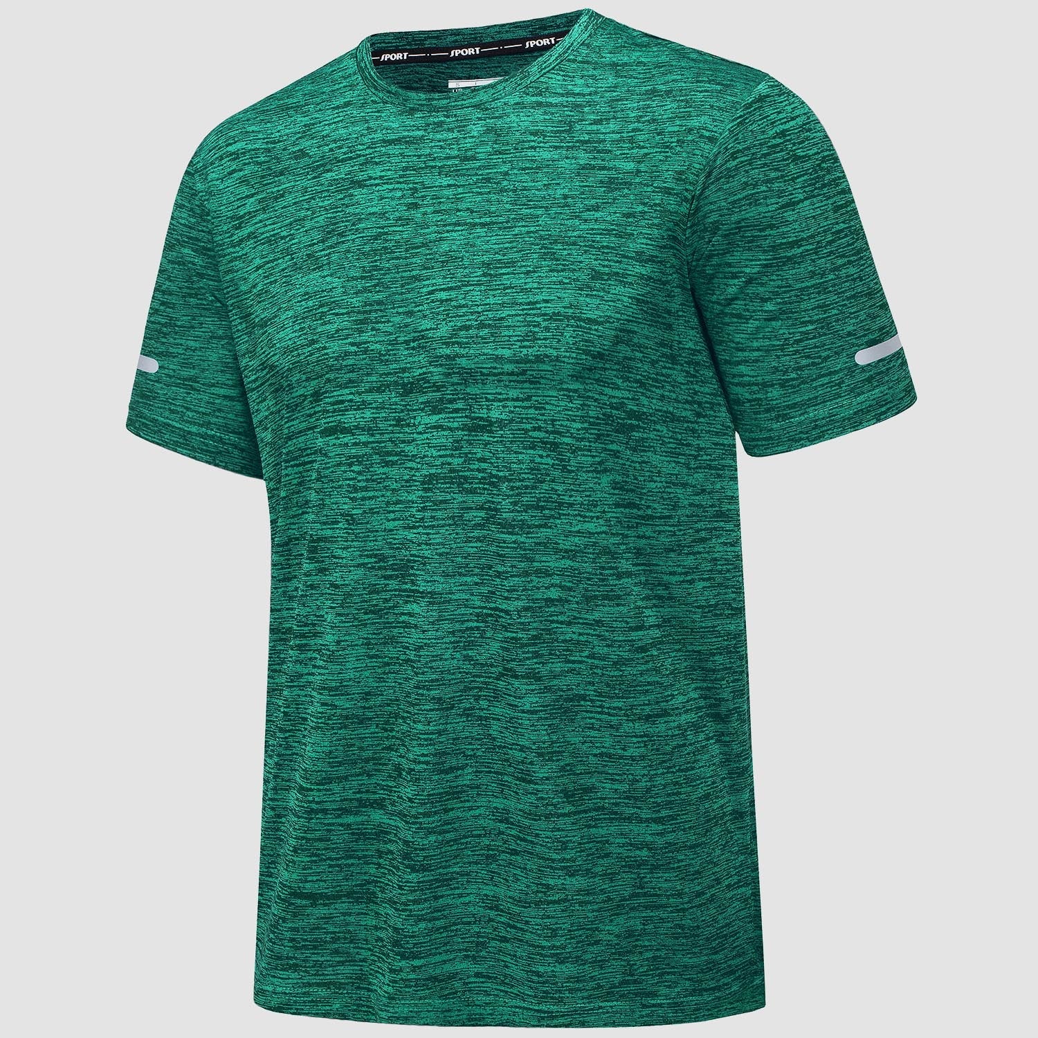 Men's Tag-Free Quick-Dry Athletic Running T-Shirt
