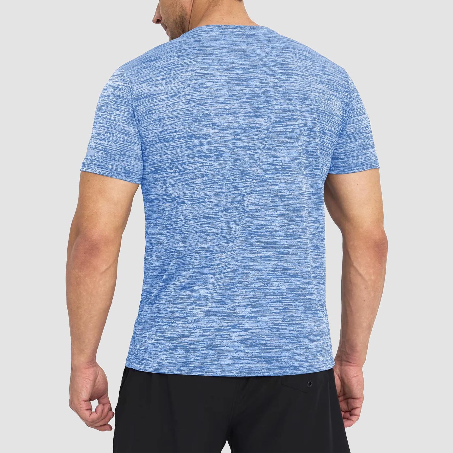 Men's Quick - Dry Athletic T-Shirt Short Sleeve Crew Neck - veyora