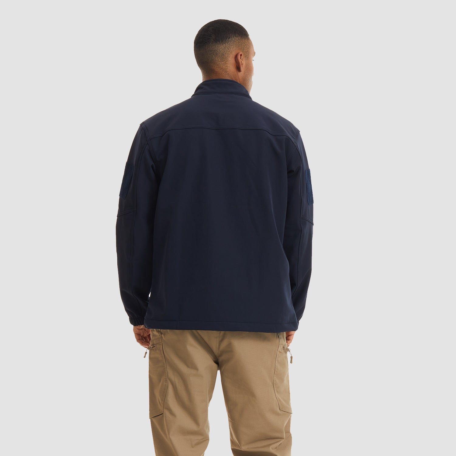 Men's Softshell Tactical Jacket with Fleece Lining - veyora