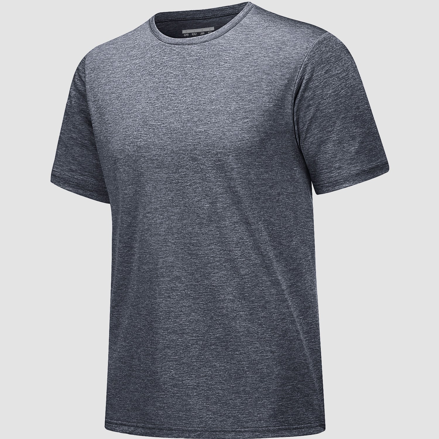 Men's Tag-Free Moisture-Wicking Athletic Fitness T-Shirt