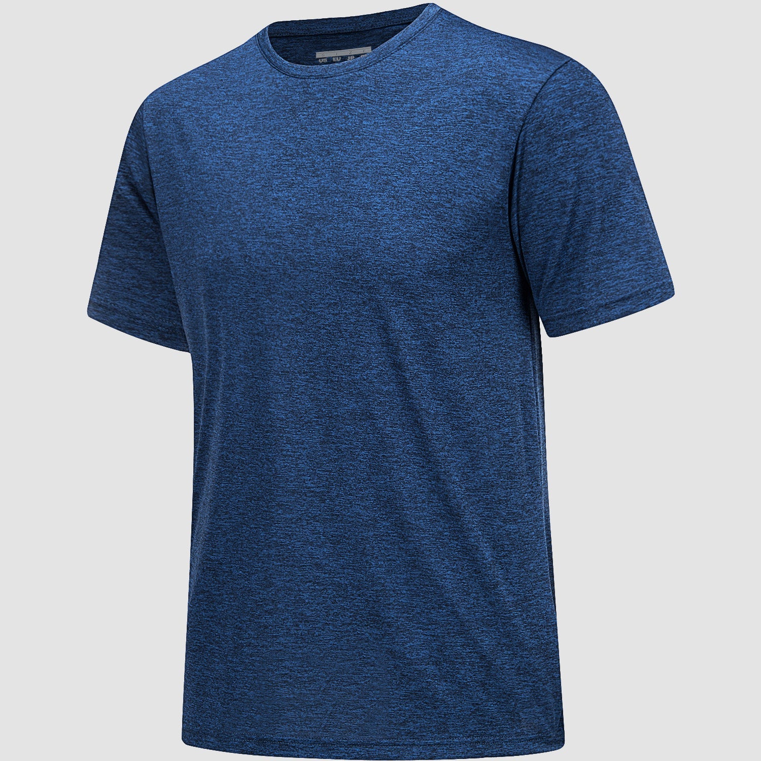 Men's Tag-Free Moisture-Wicking Athletic Fitness T-Shirt