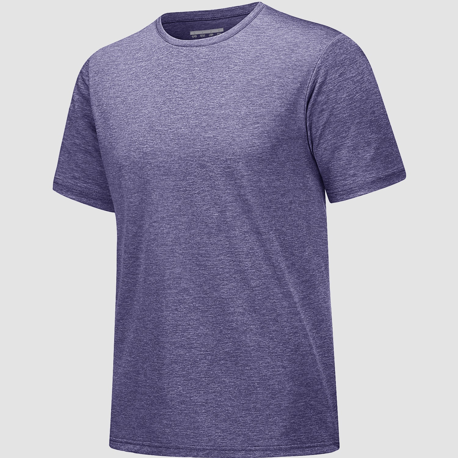 Men's Tag-Free Moisture-Wicking Athletic Fitness T-Shirt