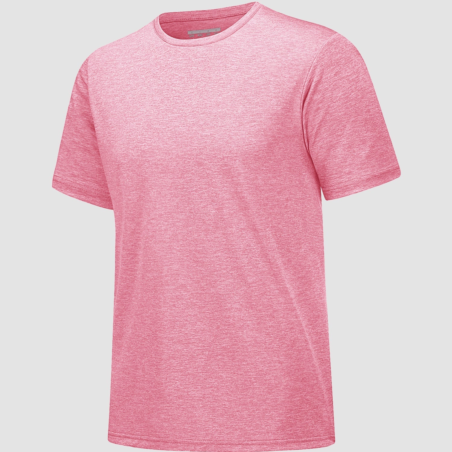 Men's Tag-Free Moisture-Wicking Athletic Fitness T-Shirt