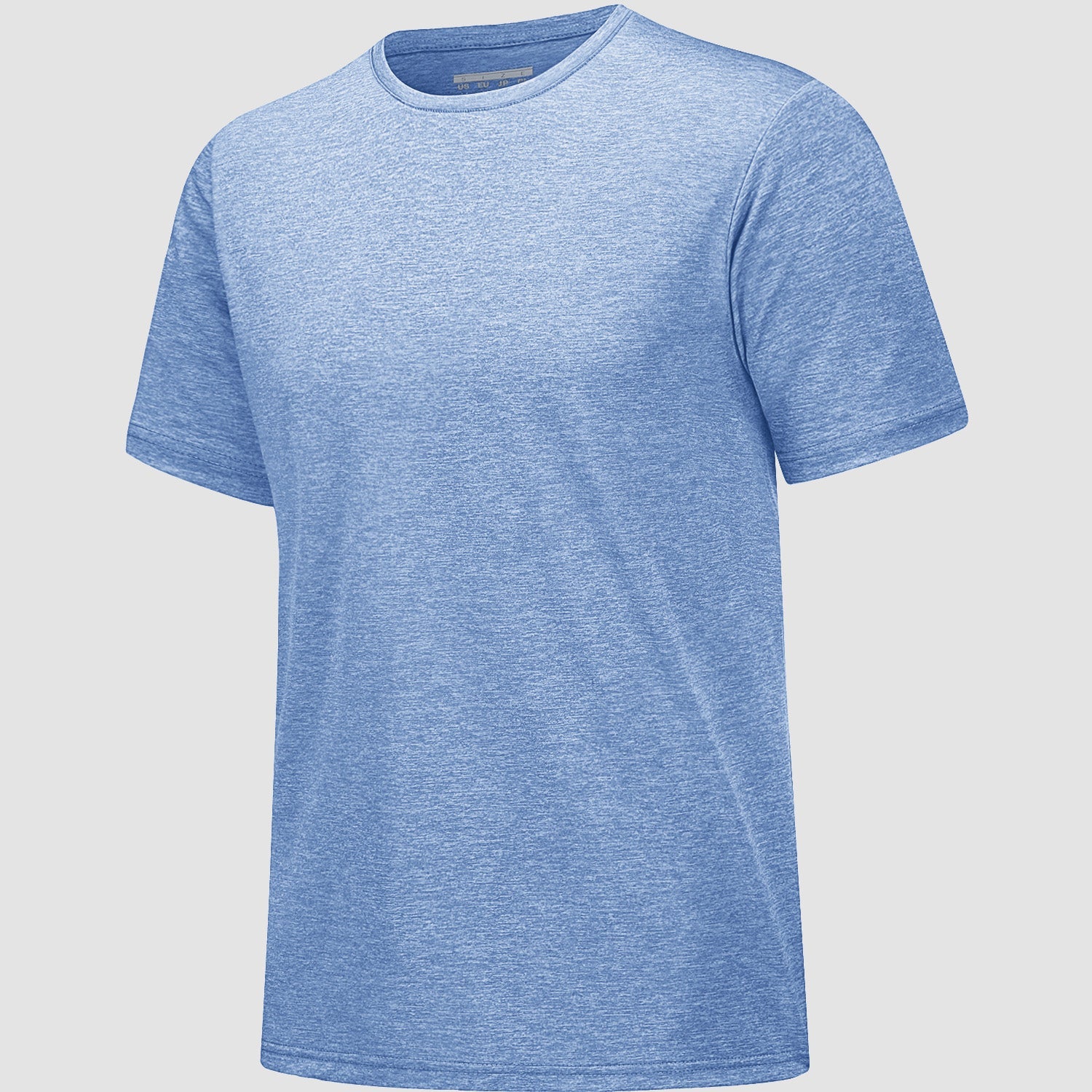 Men's Tag-Free Moisture-Wicking Athletic Fitness T-Shirt