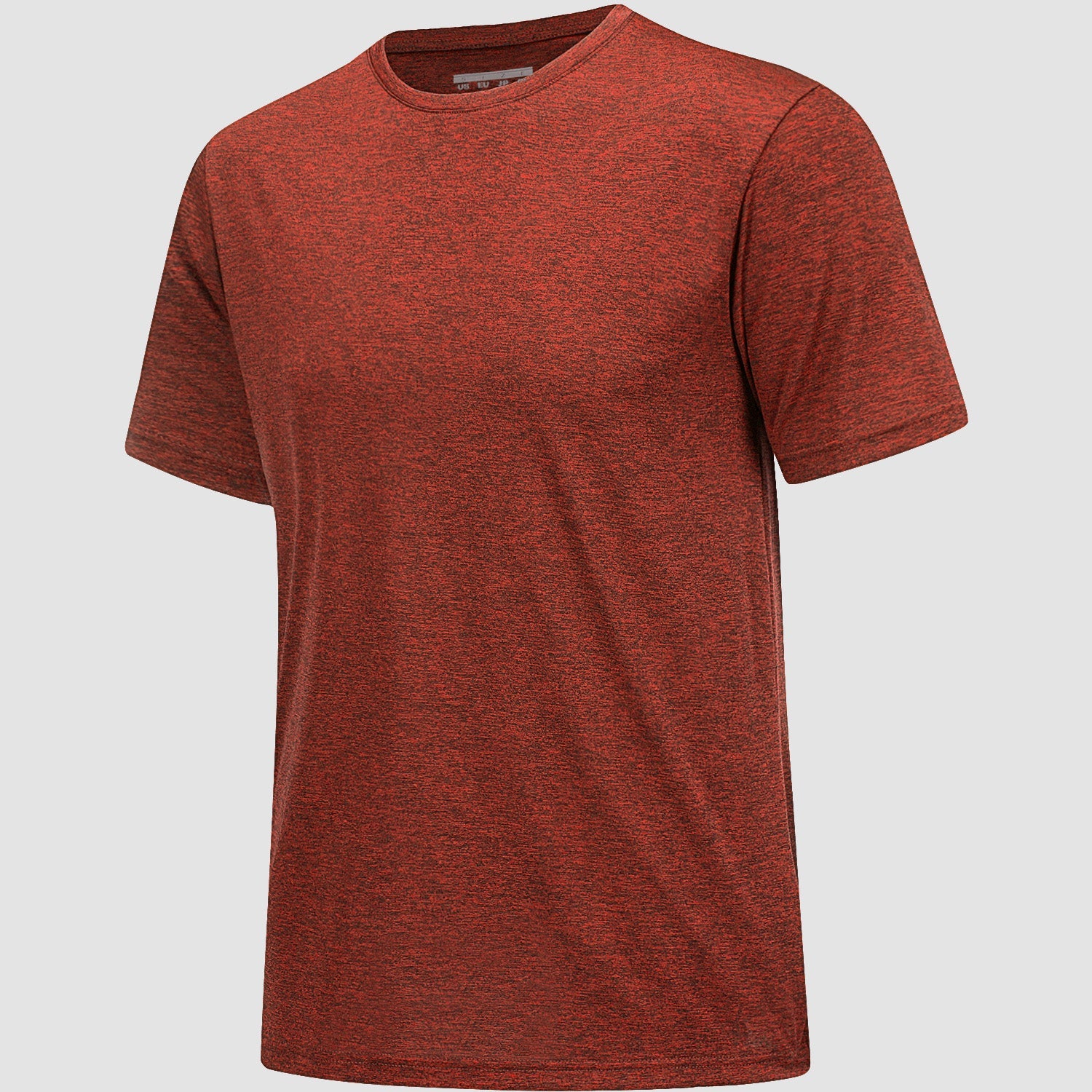 Men's Tag-Free Moisture-Wicking Athletic Fitness T-Shirt