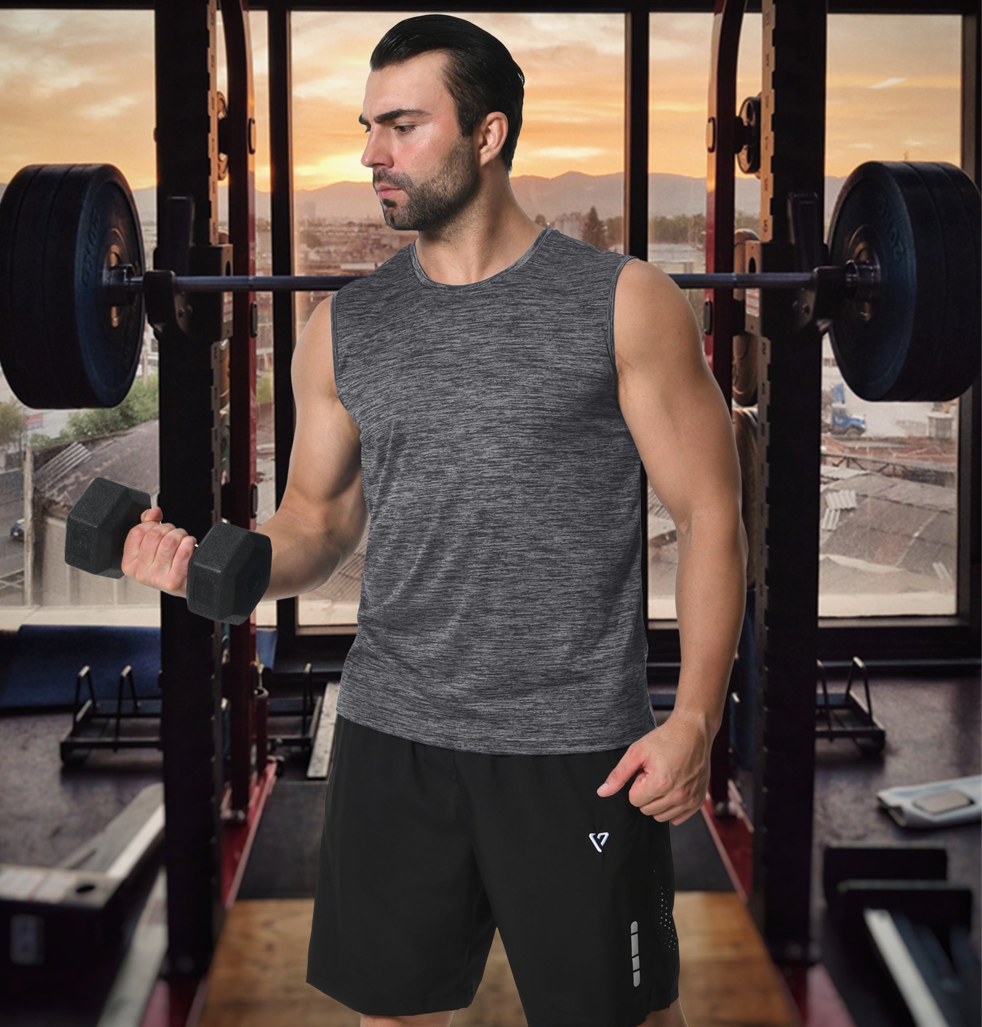 Men's Quick Dry Workout Running Tanks - veyora