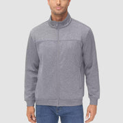 Men's Lightweight Full - Zip Track Jacket with Pockets - veyora