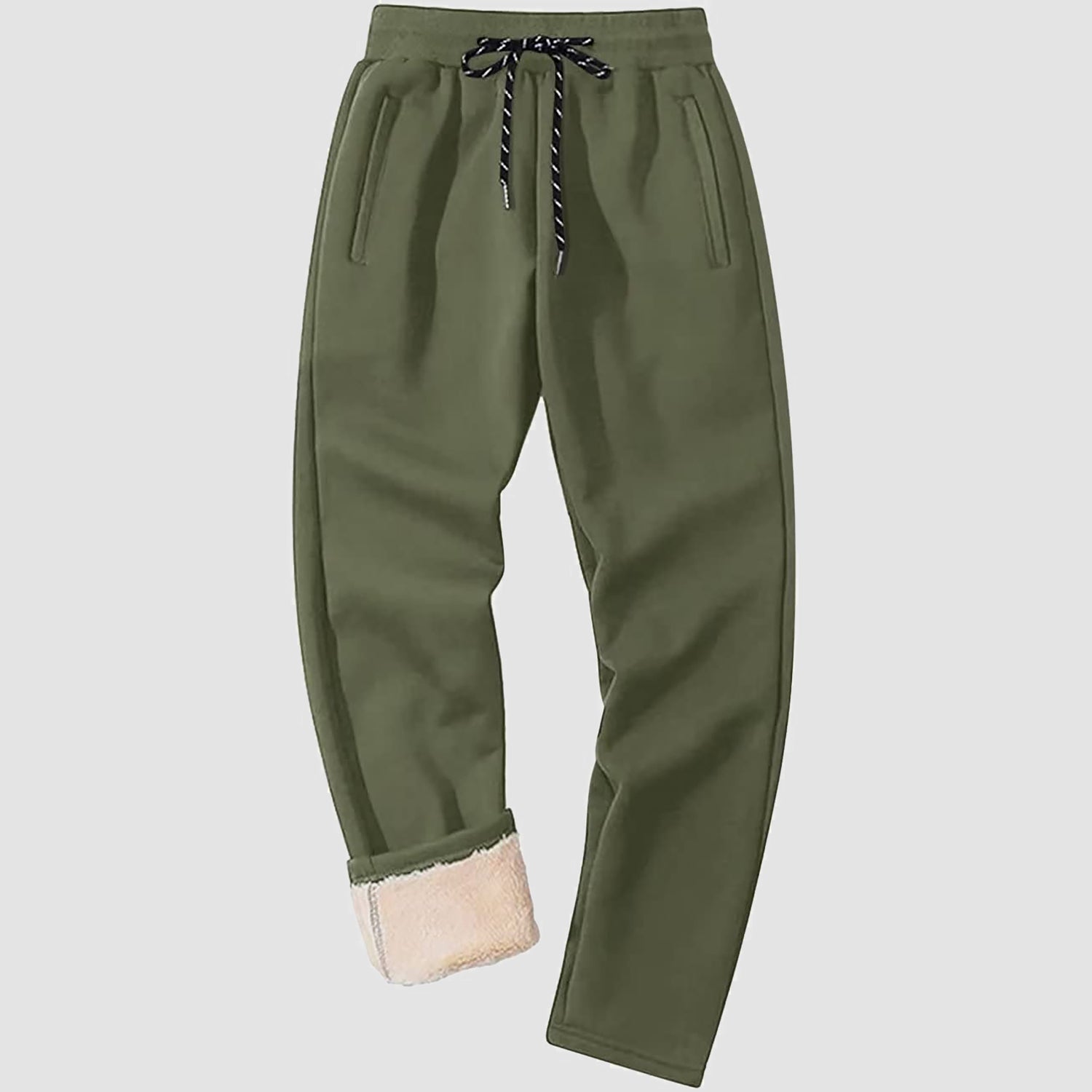 Men's Winter Fleece Pants Sweatpants Thicken Warm Athletic Pants - veyora