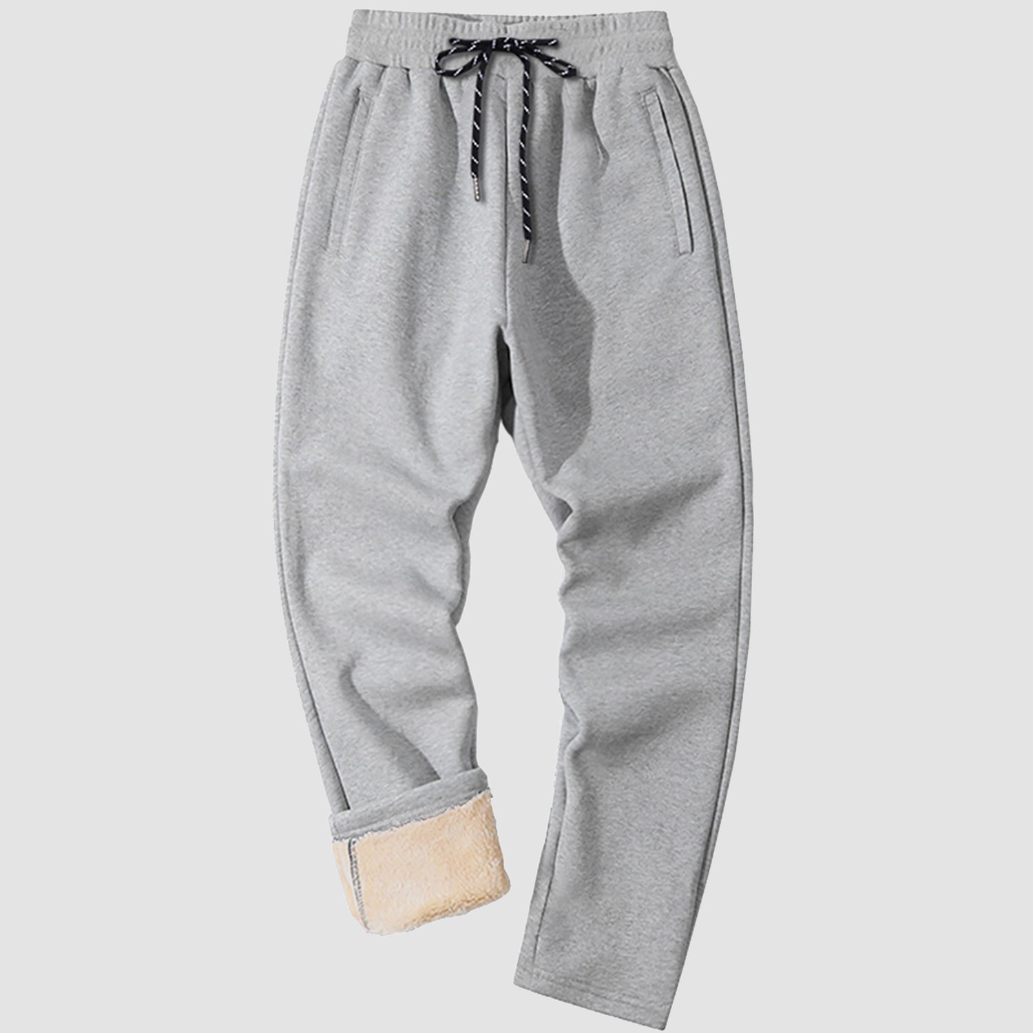 Men's Winter Fleece Pants Sweatpants Thicken Warm Athletic Pants - veyora