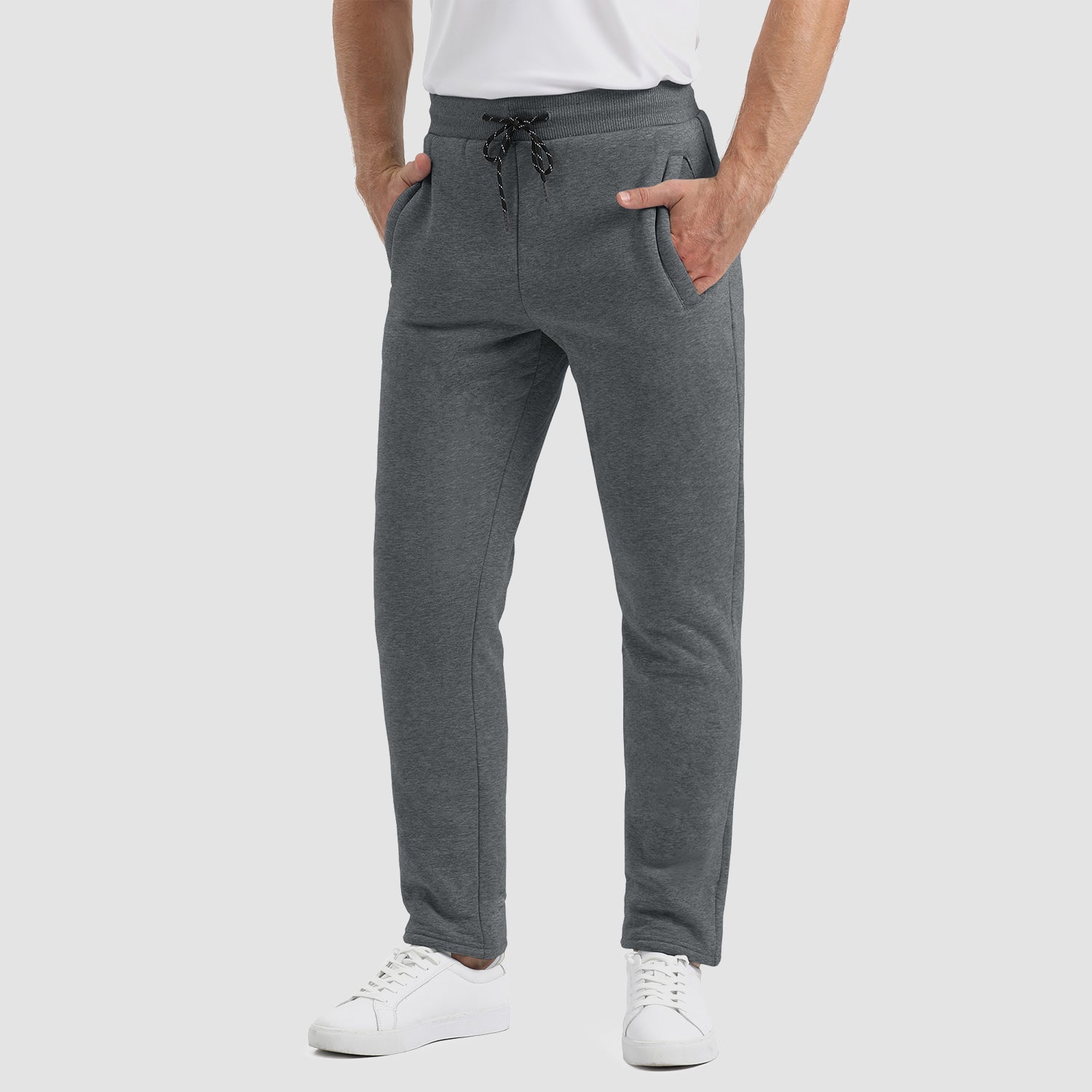 Men's Winter Fleece Pants Sweatpants Thicken Warm Athletic Pants - veyora