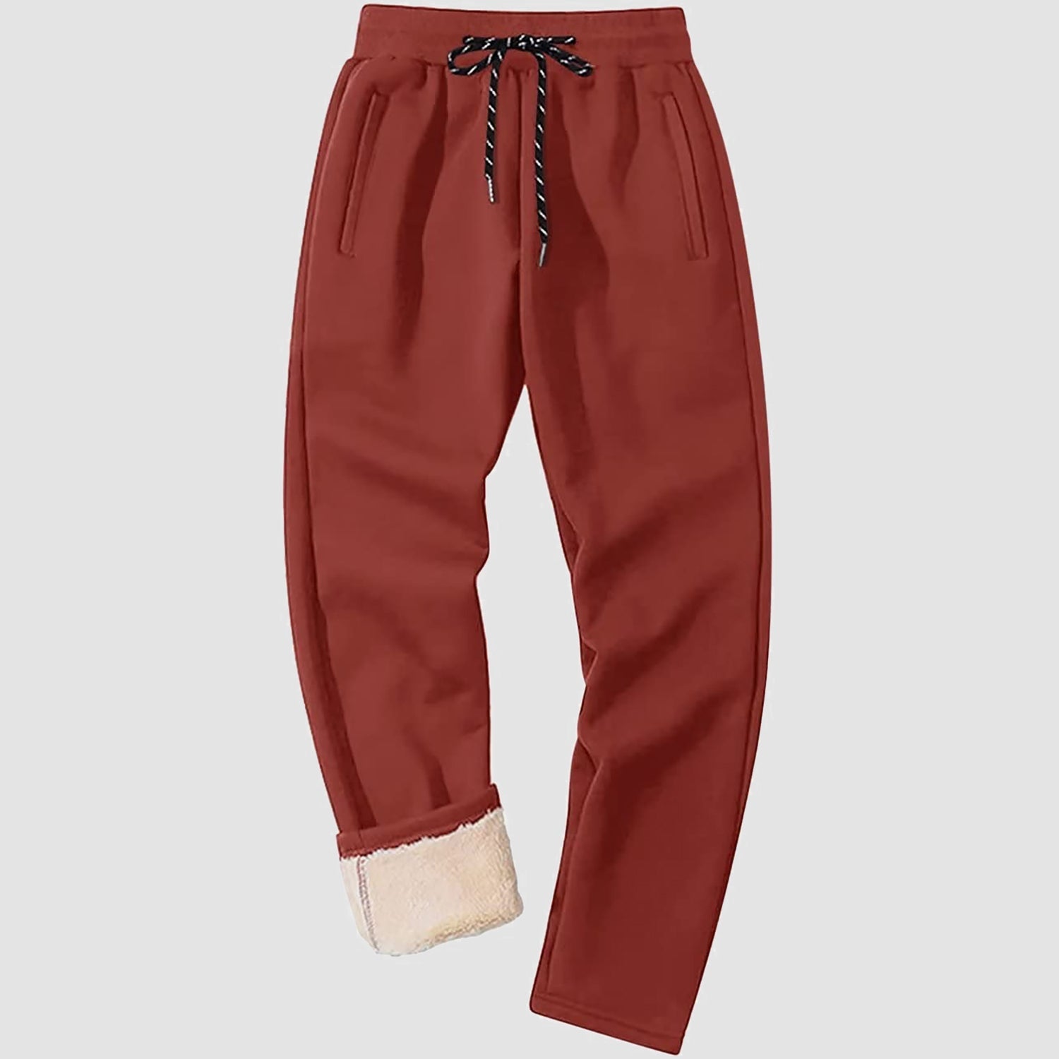 Men's Winter Fleece Pants Sweatpants Thicken Warm Athletic Pants - veyora