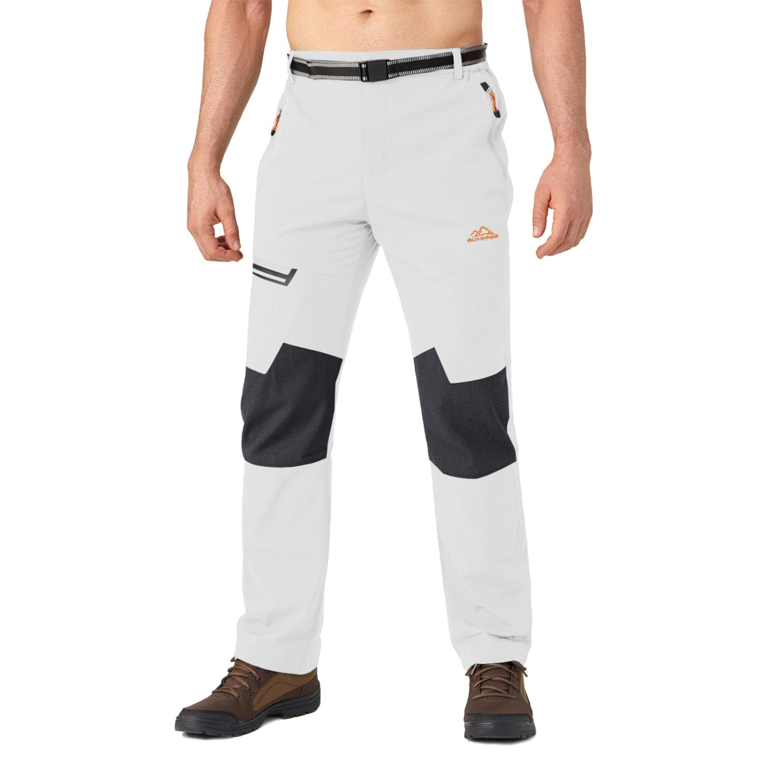 Men's Fleece - Lined Ski Pants - Water - Resistant, 4 Zip Pockets - veyora