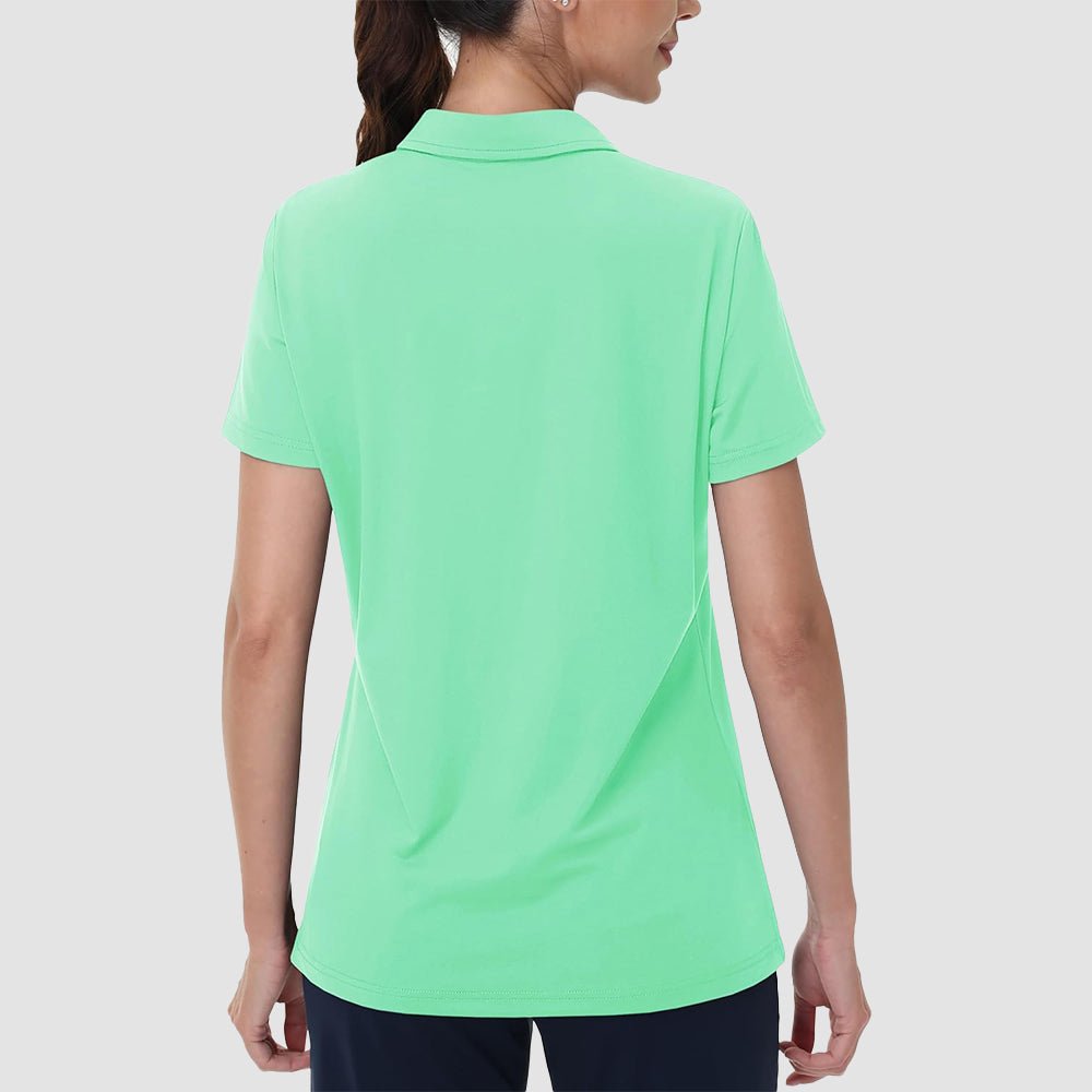 Women's V - Neck Golf Polo Shirt UPF 50+ Quick - Dry - veyora