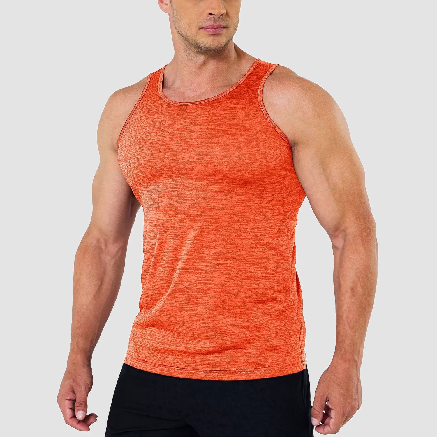 Men's Quick-Dry Workout Tank Top Sleeveless Gym Shirt