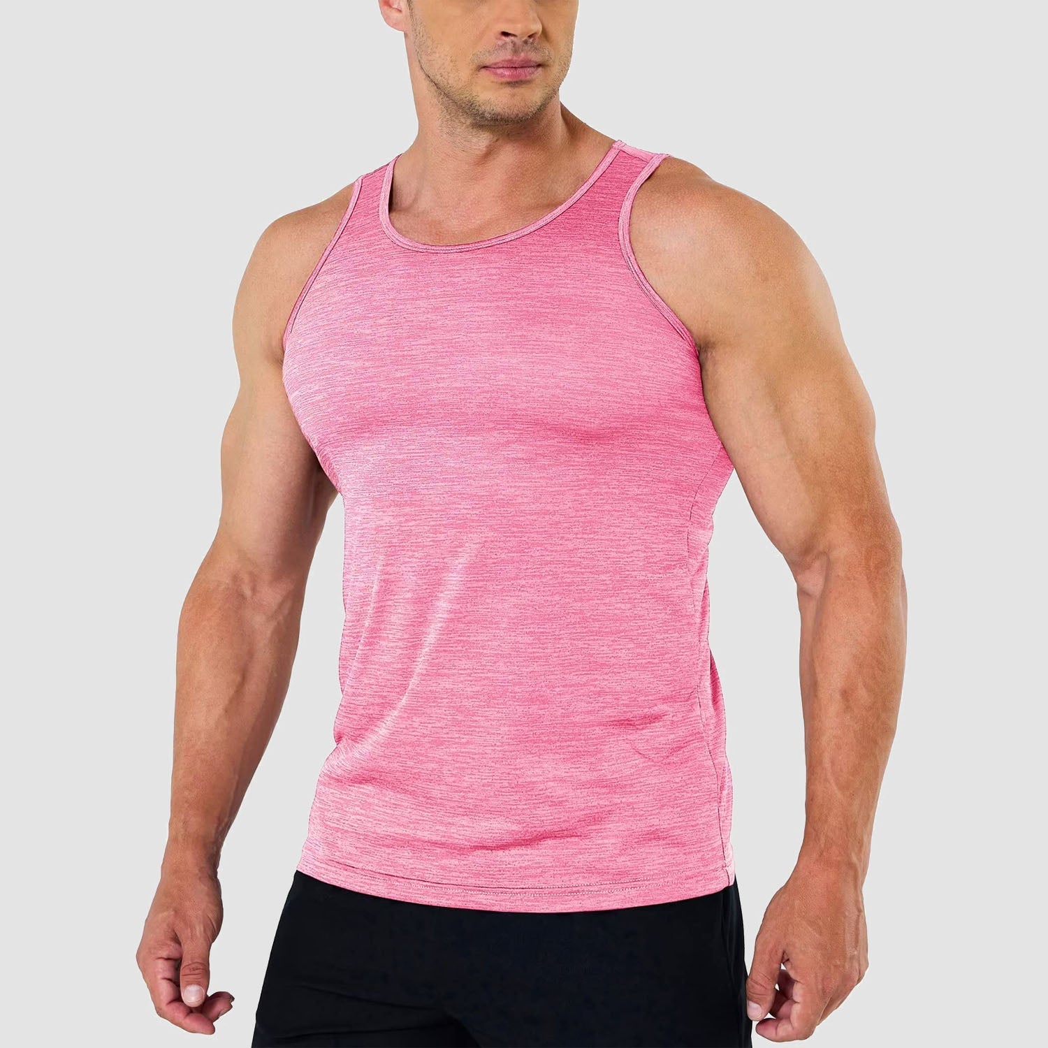 Men's Quick-Dry Workout Tank Top Sleeveless Gym Shirt