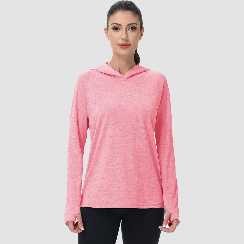 Women's Mint Hoodie UPF 50+ Sun Protection Shirt with Thumb Hole - veyora