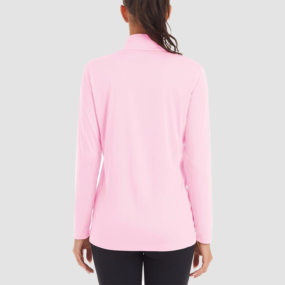 Women's Half Zip Quick Dry Shirt UPF 50+ - veyora