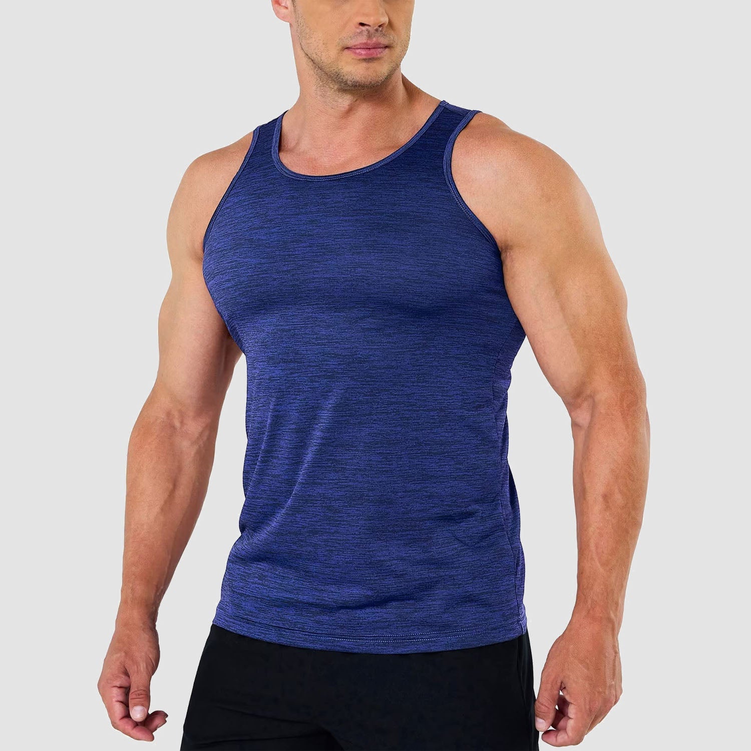 Men's Quick-Dry Workout Tank Top Sleeveless Gym Shirt