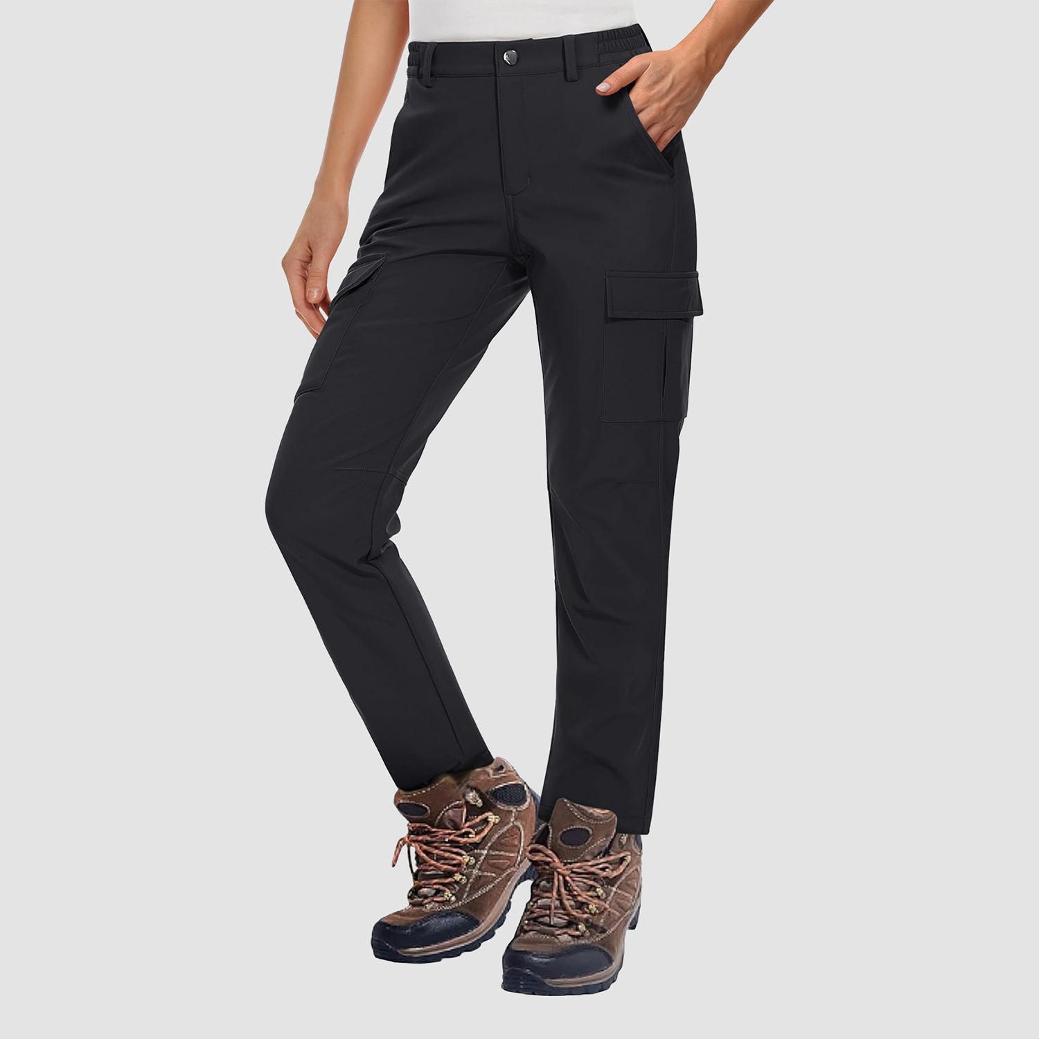 Women's Hiking Pants - Fleece-Lined & Water-Resistant