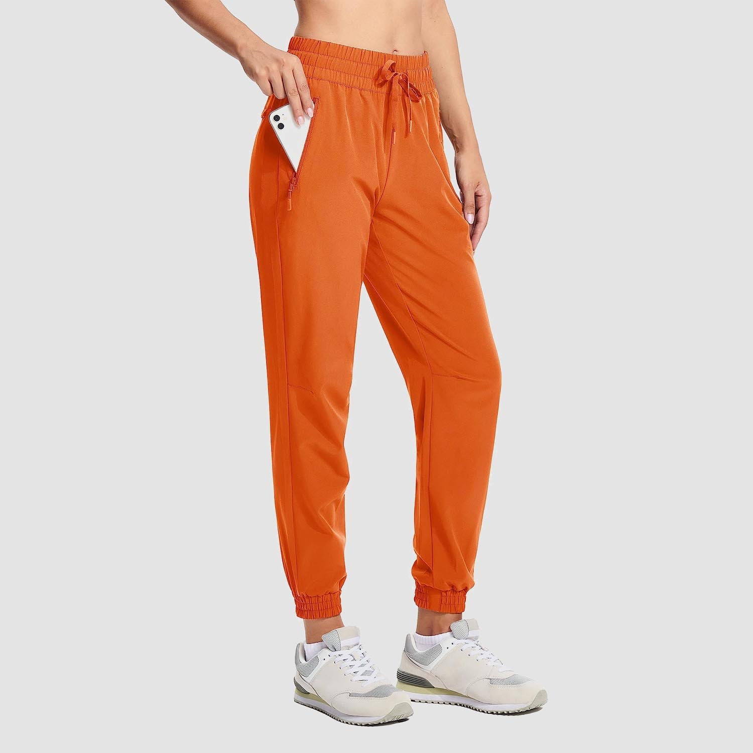 Women's Lightweight Water-Resistant Hiking Joggers with Pockets