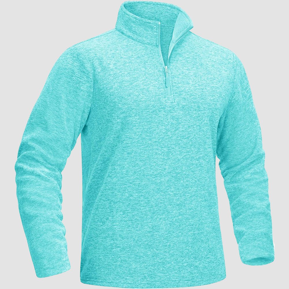 Men's 1/4 Zip Pullover Shirt Long Sleeve Sweatshirts - veyora
