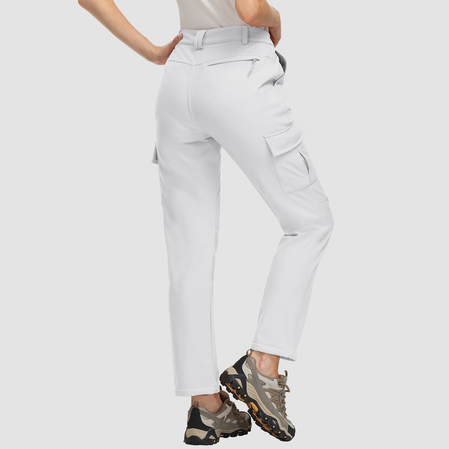 Women's Hiking Pants - Fleece - Lined & Water - Resistant - veyora