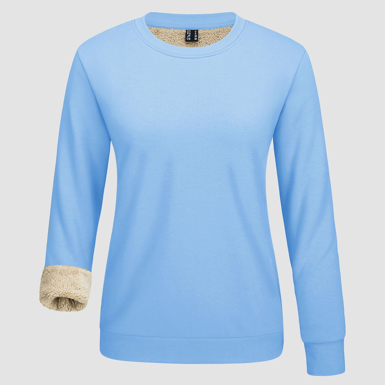 Women's Fleece Sweatshirt - Crewneck, Winter Warm & Cozy - veyora