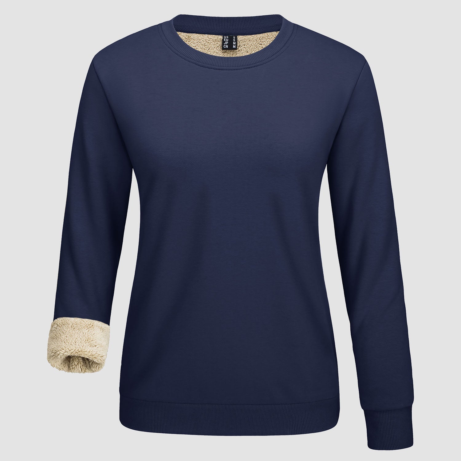Women's Fleece Sweatshirt - Crewneck, Winter Warm & Cozy