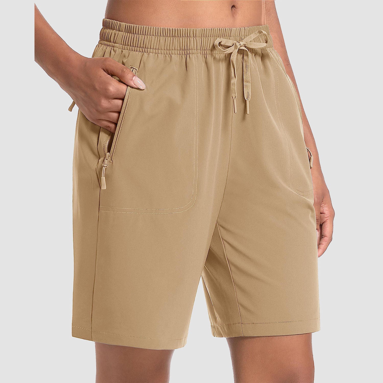 Women's Lightweight Quick - Dry Hiking Shorts with 3 Pockets - veyora