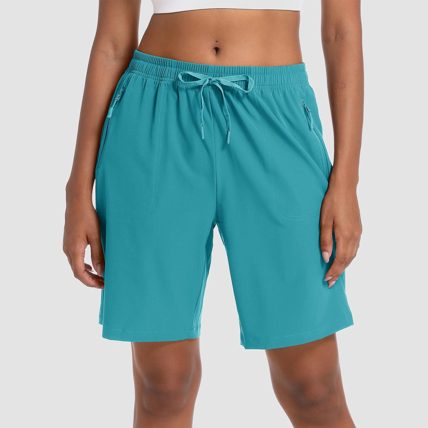 Women's Lightweight Quick-Dry Hiking Shorts with 3 Pockets