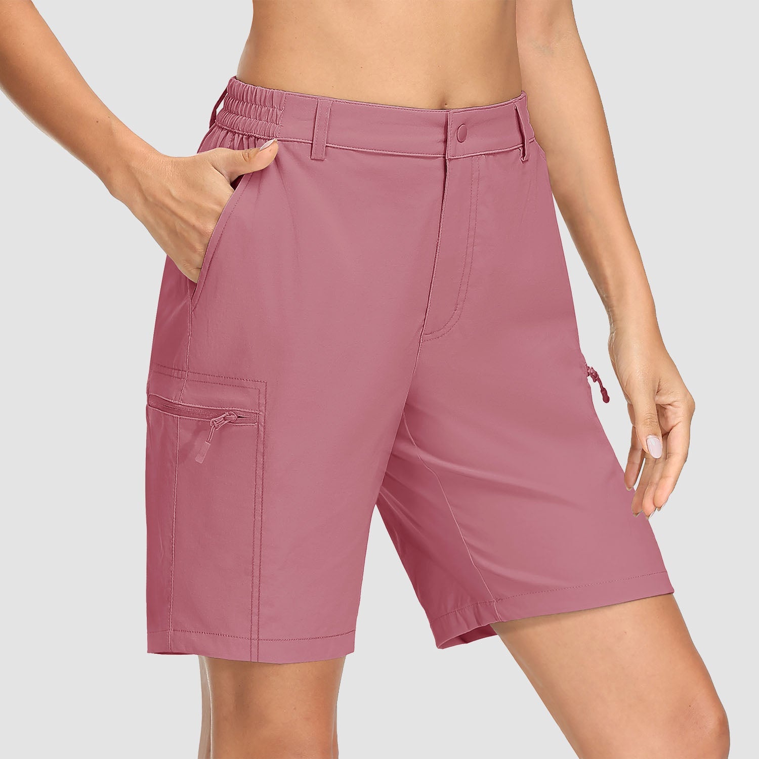 Women's Hiking Shorts - 5-Pocket Ripstop & Quick Dry