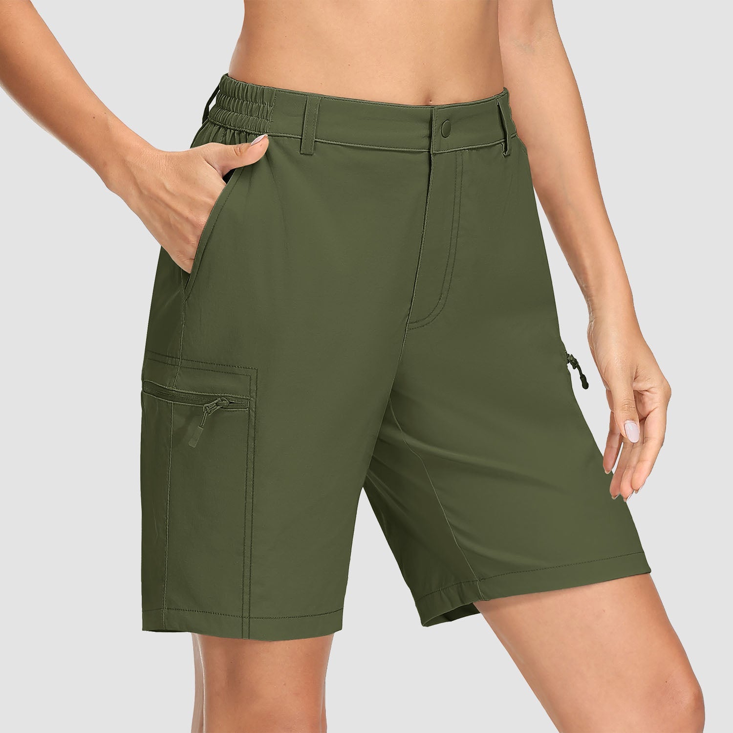 Women's Hiking Shorts - 5-Pocket Ripstop & Quick Dry