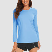 Women's UPF 80+ Long Sleeve Sun Protection Quick - Dry Shirt - veyora