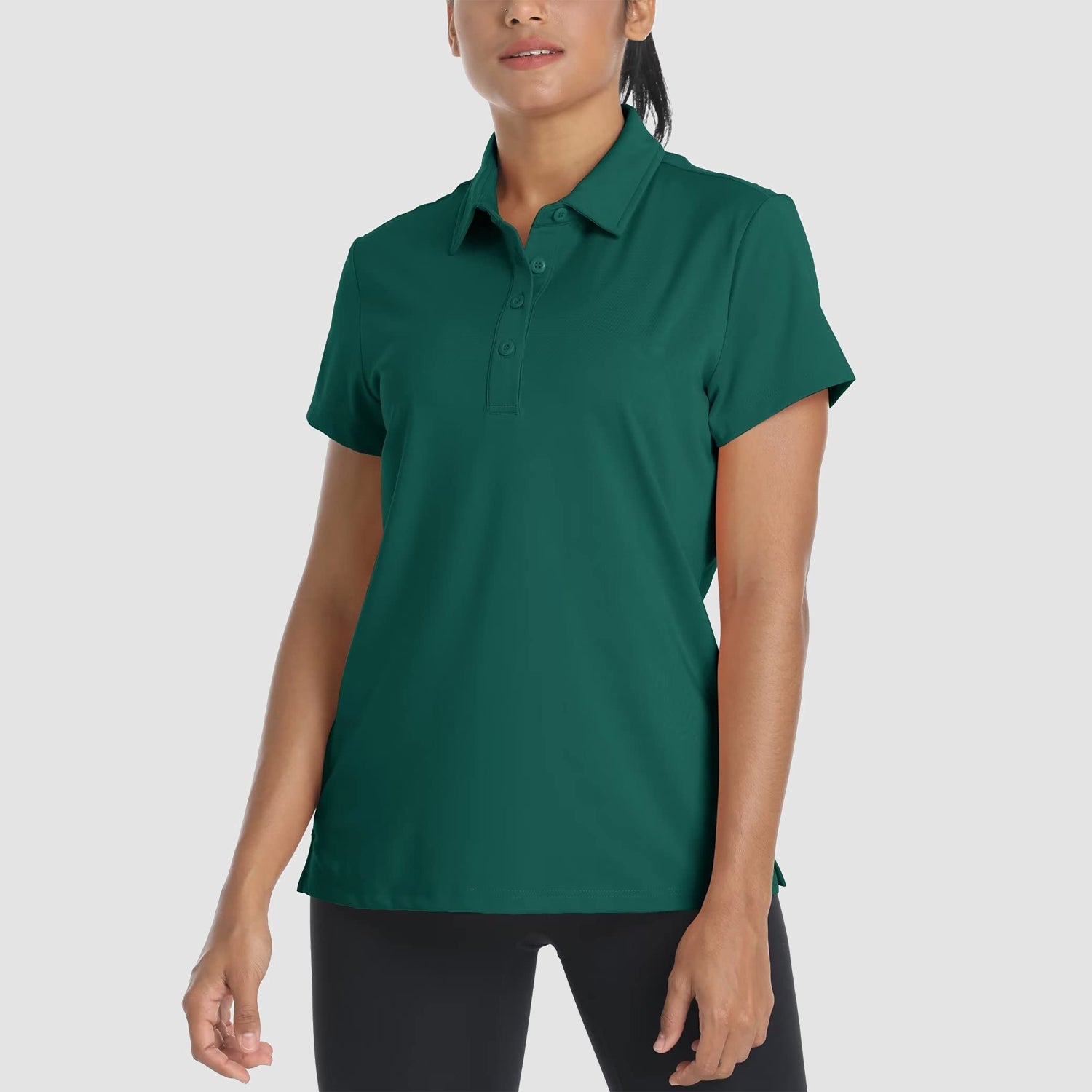Women's Quick-Dry Polo Shirt - Casual & Golf Short Sleeve