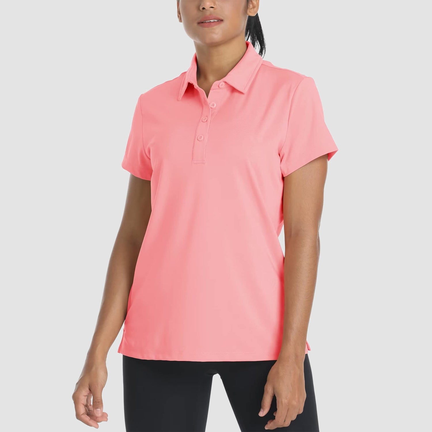 Women's Quick-Dry Polo Shirt - Casual & Golf Short Sleeve