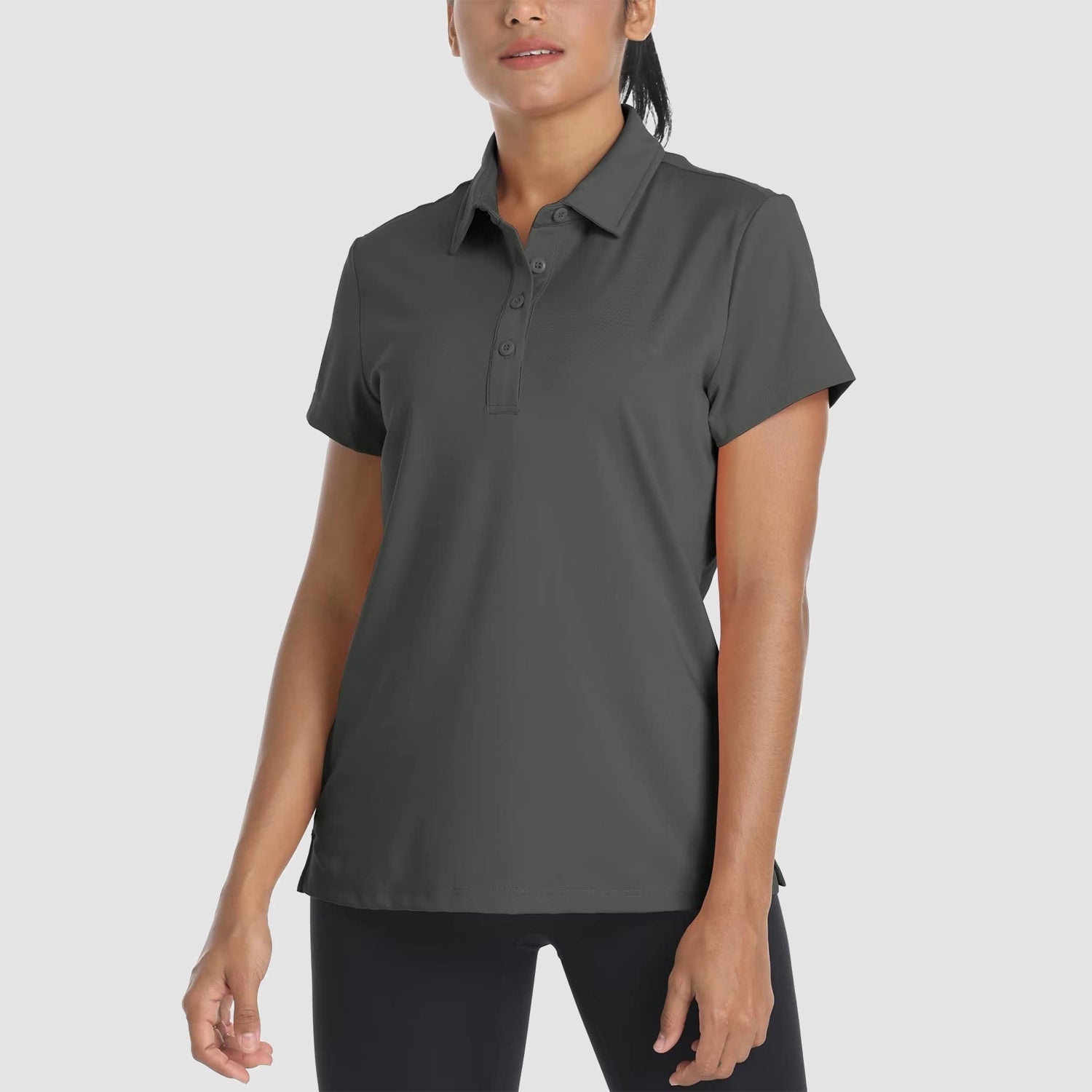 Women's Quick-Dry Polo Shirt - Casual & Golf Short Sleeve