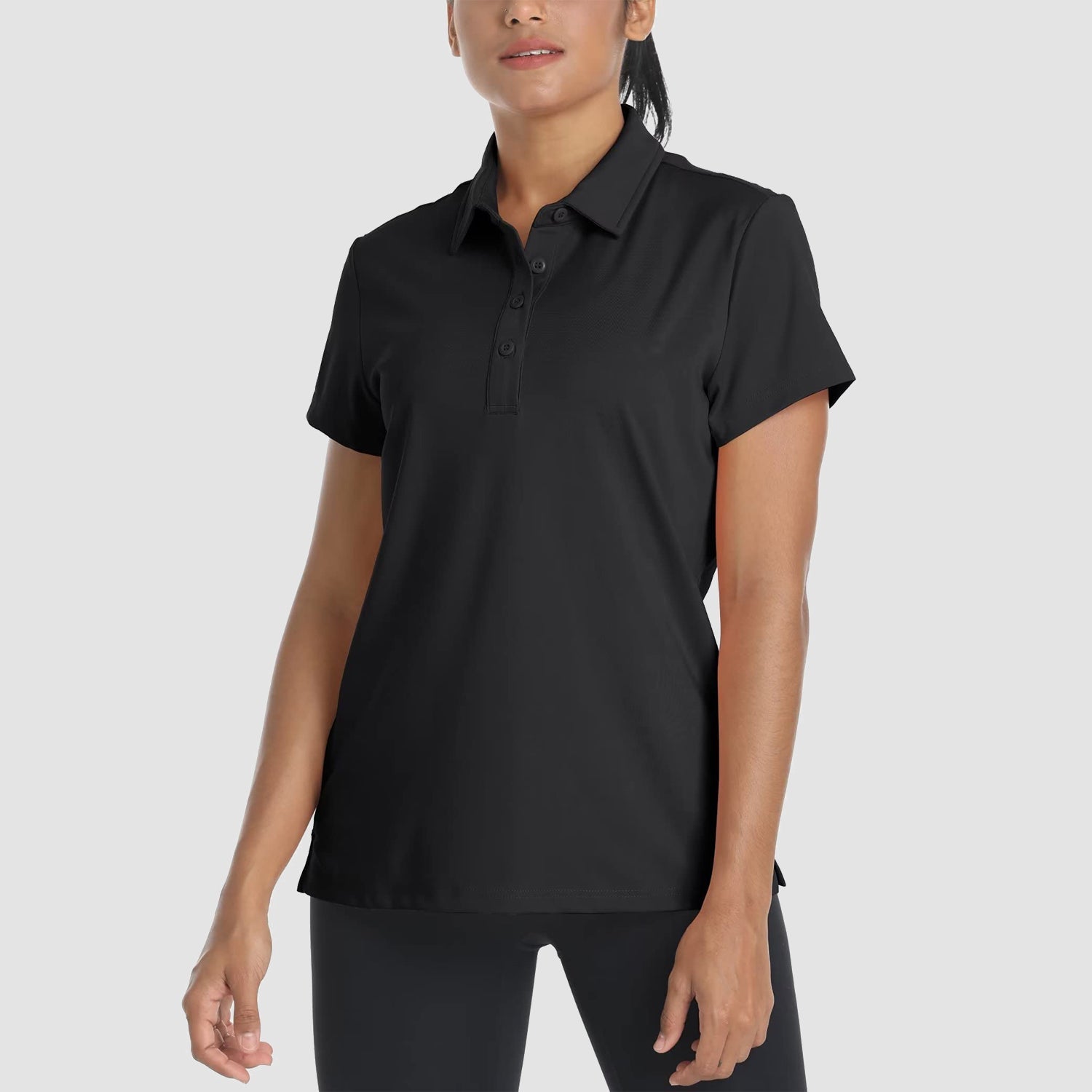Women's Quick-Dry Polo Shirt - Casual & Golf Short Sleeve